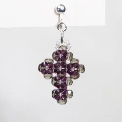 Clips  - Silver 925 - Earrings Arabella - Clips  - Silver 925 - Argent 925
